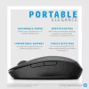 HP Dual Mode Black Mouse 300, paremakäeline, optiline, RF-juhtmevaba, 3600 DPI, must