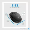 HP Dual Mode Black Mouse 300, paremakäeline, optiline, RF-juhtmevaba, 3600 DPI, must