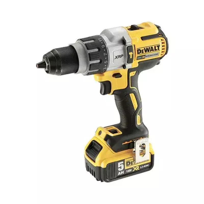 Juhtmeta puur DeWalt DCD996P2 18V Li-Ion 5Ah Padrunita padrun 3-käiguline, 95 Nm, 2,1 kg, löökpuurimine