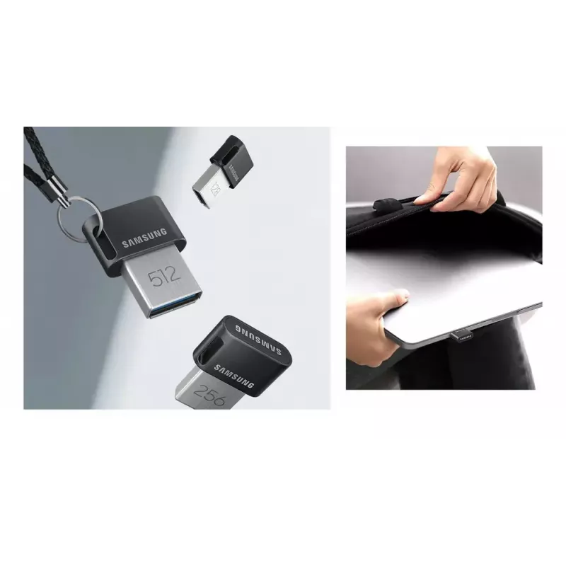 Samsung MUF-64AB USB-mälupulk 64 GB USB Type-A 3.2 Gen 1 (3.1 Gen 1) Hall, Hõbedane
