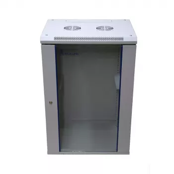 Extralink seinakapp 15U 600x600 hall - Seinale paigaldatav kapp - 15U - 60 kg - Lukustuslukk - Riiulisiinid - Hall