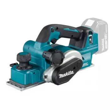 Juhtmeta elektriline höövel Makita DKP181Z, 18 V, höövelduslaius 82 mm, max laastu paksus 3 mm, tühikäigupöörded 12 000 p/min, täpi sügavus 0–25 mm