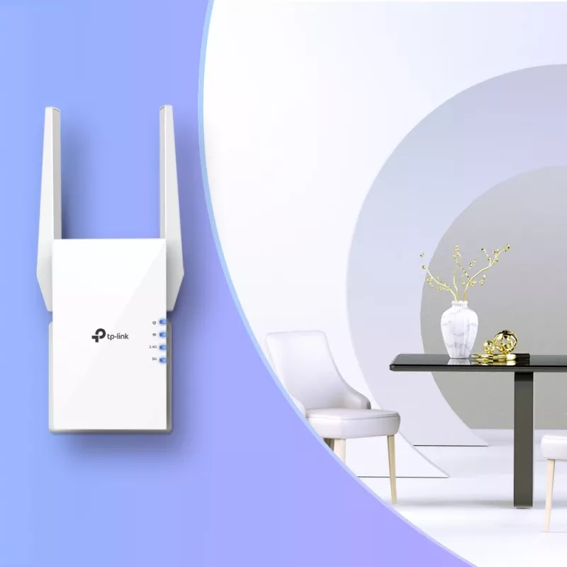 TP-Link RE505X võrgupikendaja Võrgusaate- ja vastuvõtuseade Valge 10, 100, 1000 Mbit/s