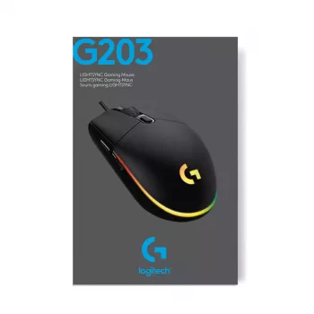 LOGITECH G203 Lightsync mängurihiir USB Must