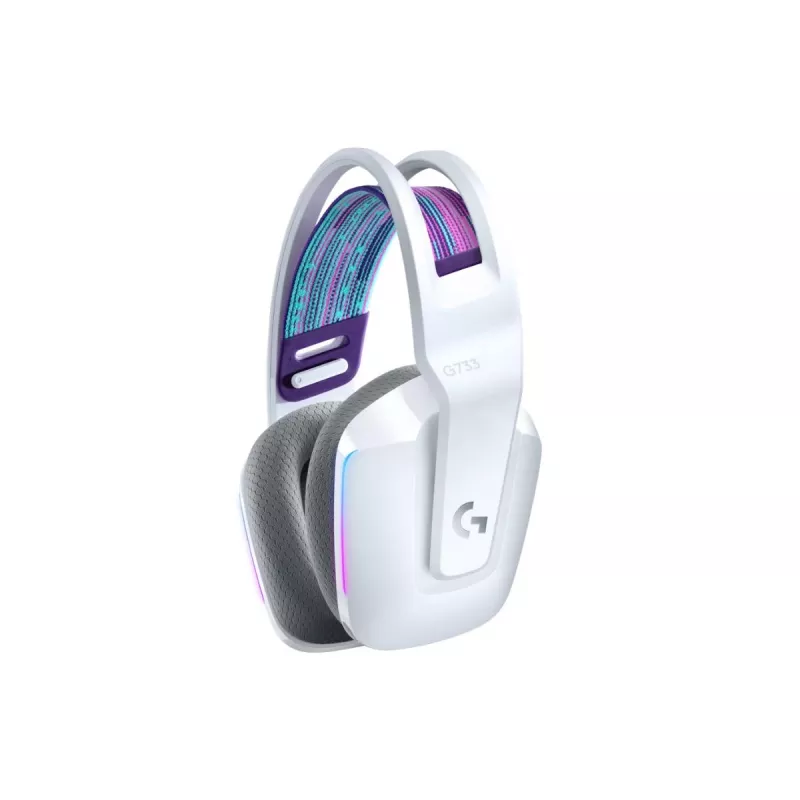 LOGITECH G733 Lightspeed juhtmevabad RGB mänguripeakomplekt Valge