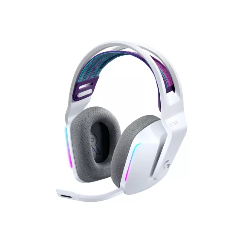 LOGITECH G733 Lightspeed juhtmevabad RGB mänguripeakomplekt Valge