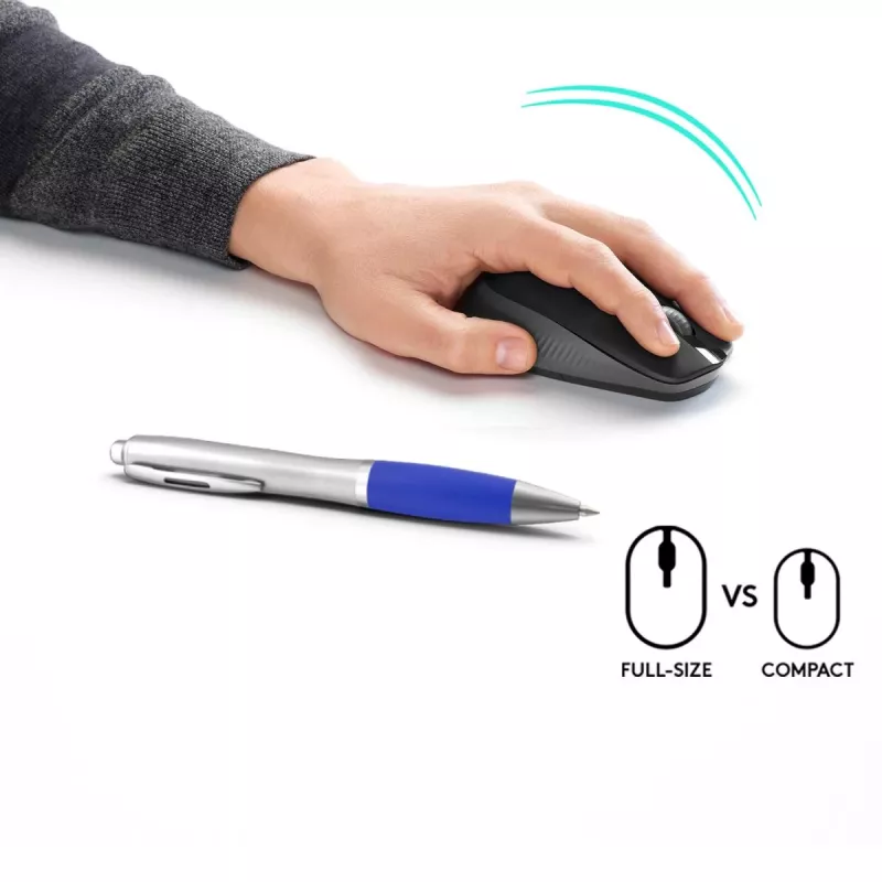 LOGITECH M190 täissuuruses juhtmevaba hiir Charcoal