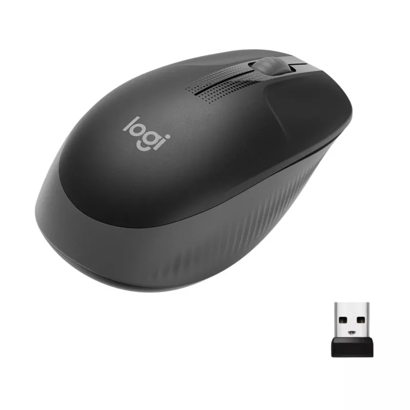 LOGITECH M190 täissuuruses juhtmevaba hiir Charcoal