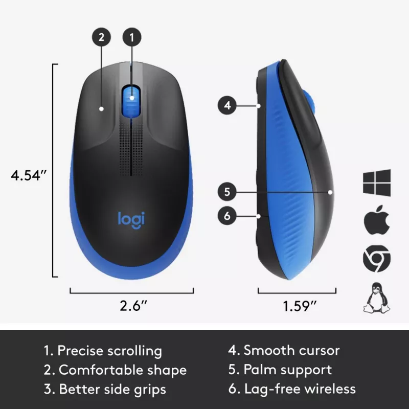 Logitech M190 traadita hiir USB
