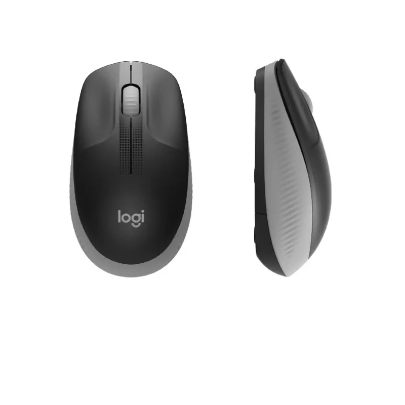 LOGITECH M190 täissuuruses juhtmevaba hiir – keskmine hall