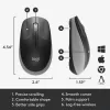 LOGITECH M190 täissuuruses juhtmevaba hiir – keskmine hall