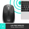 LOGITECH M190 täissuuruses juhtmevaba hiir – keskmine hall