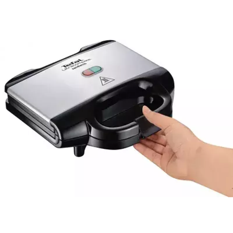 Võileivagrill Tefal SM1572, 700 W, küpsetusplaadid 230 x 130 mm, roostevaba teras/must