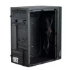 Arvuti korpus Akyga AK36BK Micro Tower Must — Micro Tower, toetab Flex-ATX/Mini-ITX/Micro-ATX, GPU max 25 cm, CPU jahuti max 14 cm