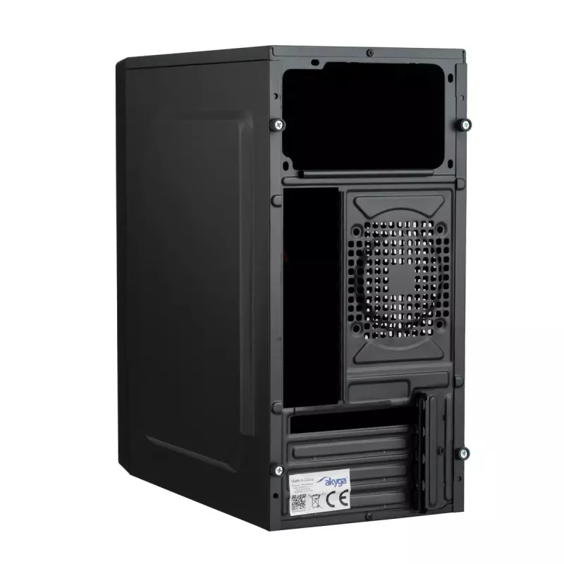 Arvuti korpus Akyga AK36BK Micro Tower Must — Micro Tower, toetab Flex-ATX/Mini-ITX/Micro-ATX, GPU max 25 cm, CPU jahuti max 14 cm