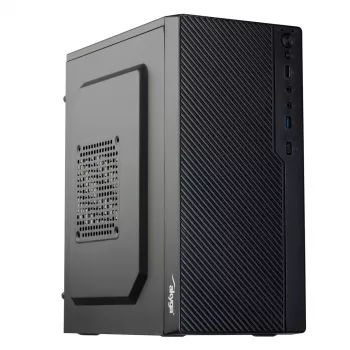 Arvuti korpus Akyga AK36BK Micro Tower Must — Micro Tower, toetab Flex-ATX/Mini-ITX/Micro-ATX, GPU max 25 cm, CPU jahuti max 14 cm