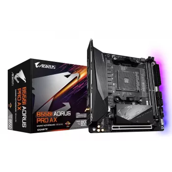 Emaplaat GIGABYTE B550I AORUS PRO AX, B550, AM4, Mini-ITX