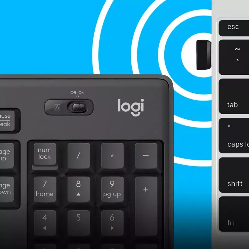 Logitech MK295 Silent Wireless Combo klaviatuur RF-juhtmevaba QWERTY US International Must
