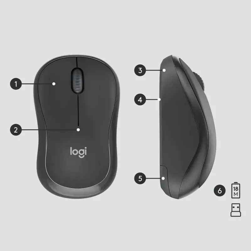 Logitech MK295 Silent Wireless Combo klaviatuur RF-juhtmevaba QWERTY US International Must