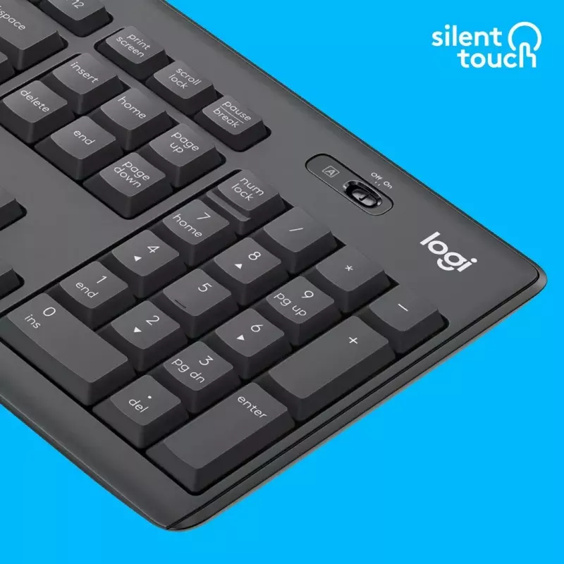 Logitech MK295 Silent Wireless Combo klaviatuur RF-juhtmevaba QWERTY US International Must