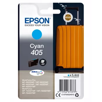 Epson tsüaan 405 DURABrite Ultra Ink tindikassett 1 tk Originaal Standardtootlus