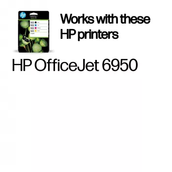 HP 903 4-pakk must/tsüaan/magenta/kollane originaalprinterikassetid