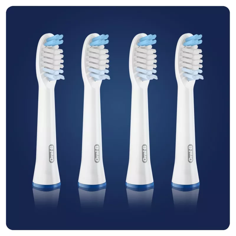 Hambaharjapead Oral-B Braun Pulsonic Clean 4 tk valge