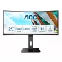 AOC P2 CU34P2A arvutimonitor 86,4 cm (34 tolli) 3440 x 1440 pikslit Quad HD LED must