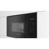 Sisseehitatud solo mikrolaineahi Bosch Serie 6 BFL524MB0 — 800 W, 20 L, grill, puute- ja pöördjuhtimine, must