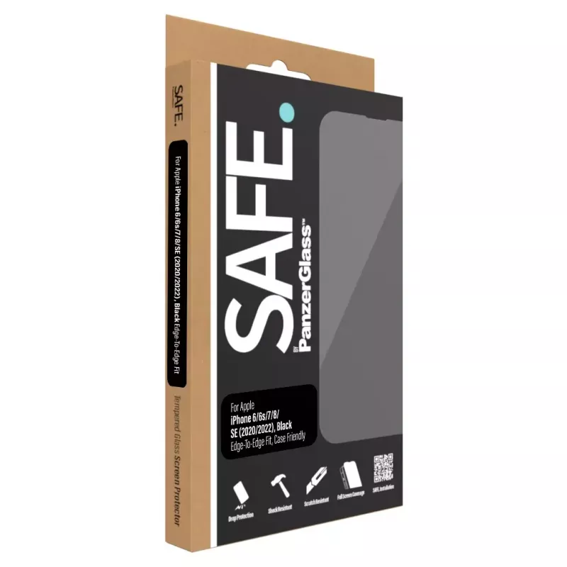 PanzerGlass SAFE. by ® ekraanikaitse iPhone 8 | 7 | 6 | 6s | SE (2020/2022) | servast-servani