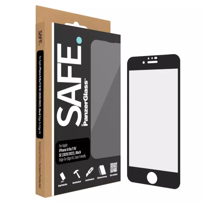 PanzerGlass SAFE. by ® ekraanikaitse iPhone 8 | 7 | 6 | 6s | SE (2020/2022) | servast-servani