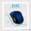 HP Wireless Mouse 220 (Lumiere Blue), kahe käe jaoks, RF juhtmevaba, sinine
