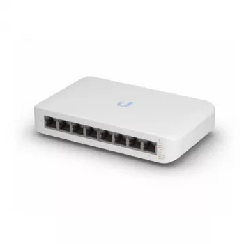 Hallatav lüliti UBIQUITI UniFi Switch Lite 8 PoE L2, 8× Gigabit Ethernet, 4× PoE+ (30 W pordi kohta), 54 V DC, 60 W tarbimine