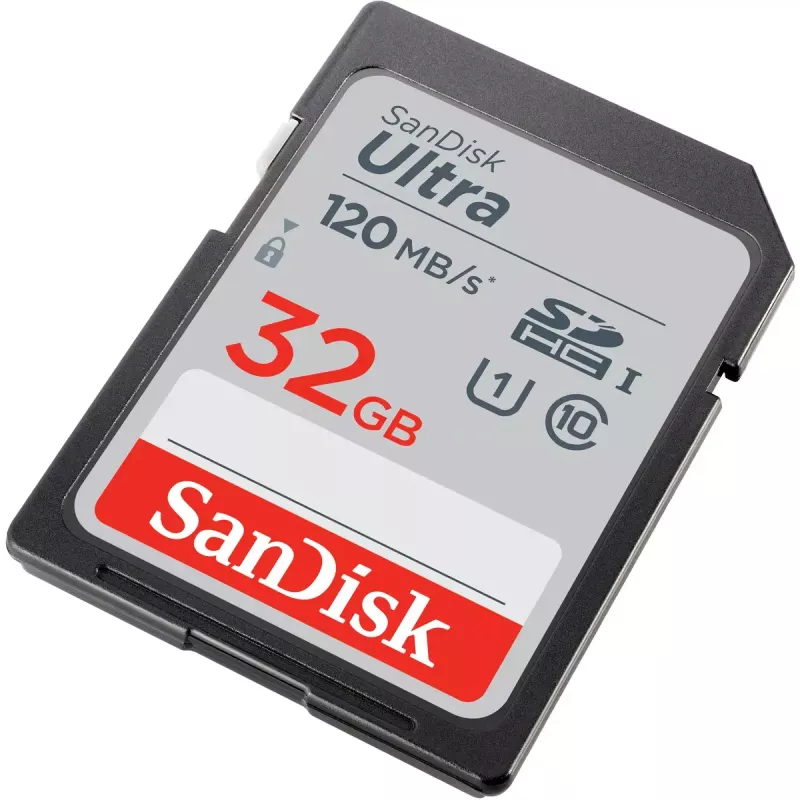 WESTERN DIGITAL SanDisk Ultra 32GB SDHC mälukaart klass 10 UHS-I 120MB/s (SDSDUN4-032G-GN6IN)