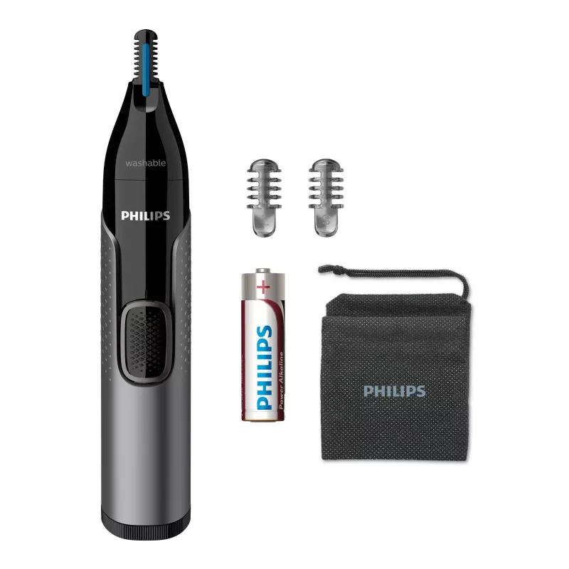 Philips 3000 seeria Ninetrimmer Series 3000 NT3650/16 Pestav nina-, kõrva- ja kulmutrimmer 2 kammiga