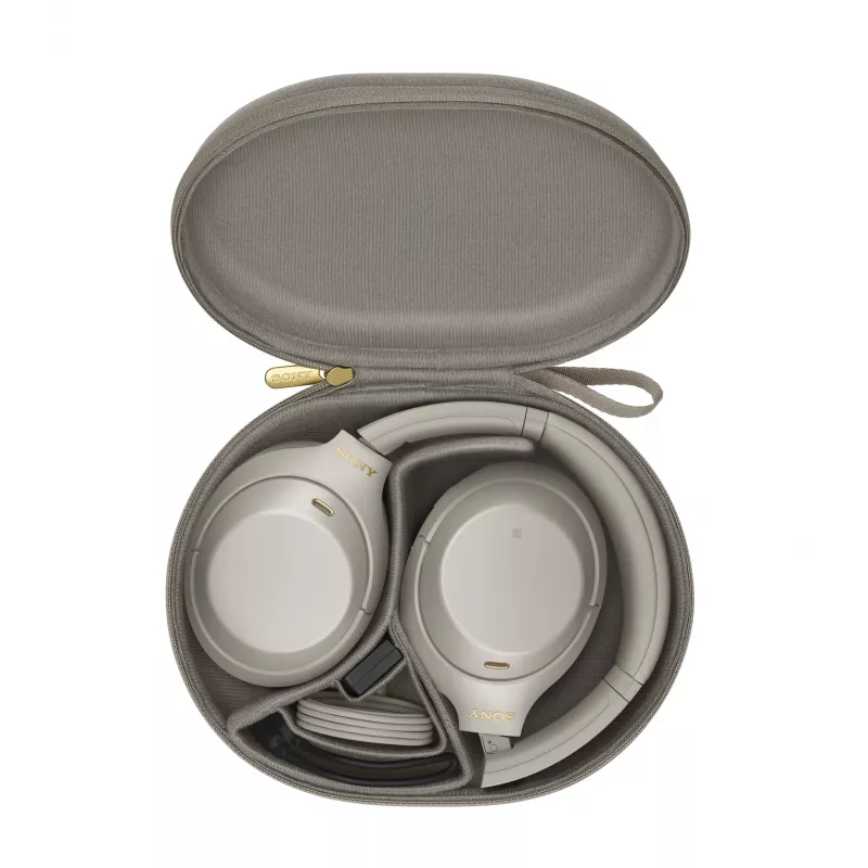 Sony WH-1000XM4 peakomplekt Juhtmega ja juhtmevaba Peakomplekti sang Kõned/muusika USB USB-C Bluetooth Hõbedane