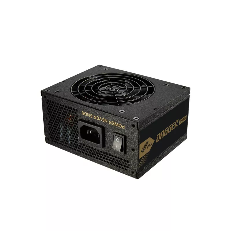 FSP DAGGER PRO 650W toiteplokk SFX SFX3.3 Must, 650 W, 100–240 V, 50–60 Hz, 10 A, 5 A, 120 W