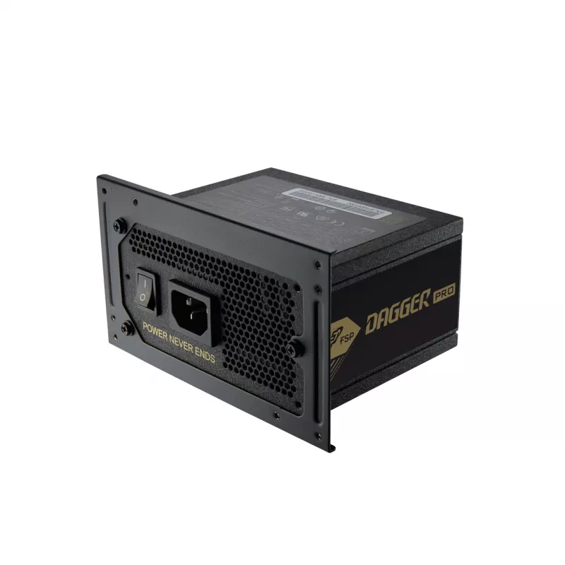 FSP DAGGER PRO 650W toiteplokk SFX SFX3.3 Must, 650 W, 100–240 V, 50–60 Hz, 10 A, 5 A, 120 W