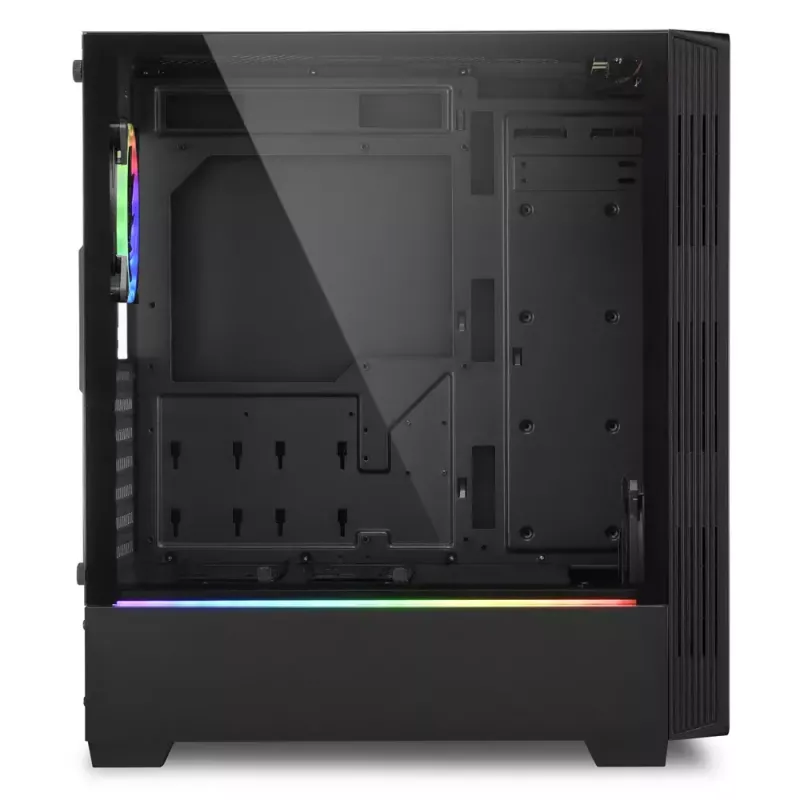 Arvutikorpus Sharkoon RGB LIT 100 Midi Tower must