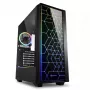 Arvutikorpus Sharkoon RGB LIT 100 Midi Tower must