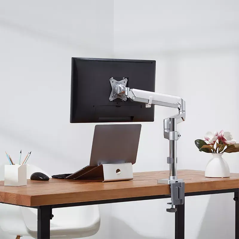 Monitor mount LogiLink BP0087 81.3 cm (32 inch) Desk Silver