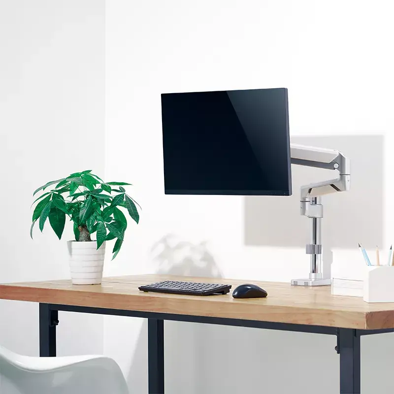 Monitor mount LogiLink BP0087 81.3 cm (32 inch) Desk Silver
