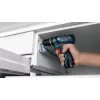 Bosch Akku-Bohrschrauber 12 V Li-Ion 1300 RPM must, sinine, punane