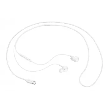 Juhtmega kõrvaklapid Samsung EO-IC100, binauraalsed, USB USB-C pistik, 32 Ω impedants, 20–20000 Hz, valged