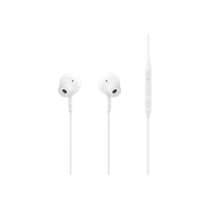 Juhtmega kõrvaklapid Samsung EO-IC100, binauraalsed, USB USB-C pistik, 32 Ω impedants, 20–20000 Hz, valged