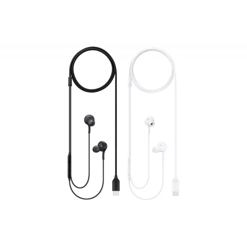 Juhtmega kõrvaklapid Samsung EO-IC100, binauraalsed, USB USB-C pistik, 32 Ω impedants, 20–20000 Hz, valged