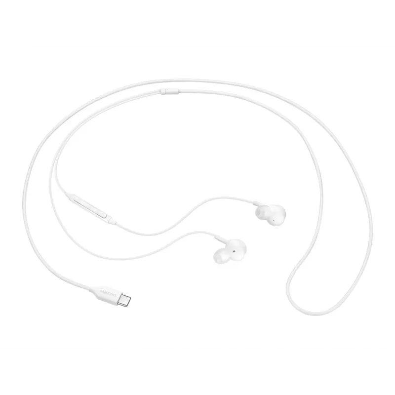 Juhtmega kõrvaklapid Samsung EO-IC100, binauraalsed, USB USB-C pistik, 32 Ω impedants, 20–20000 Hz, valged
