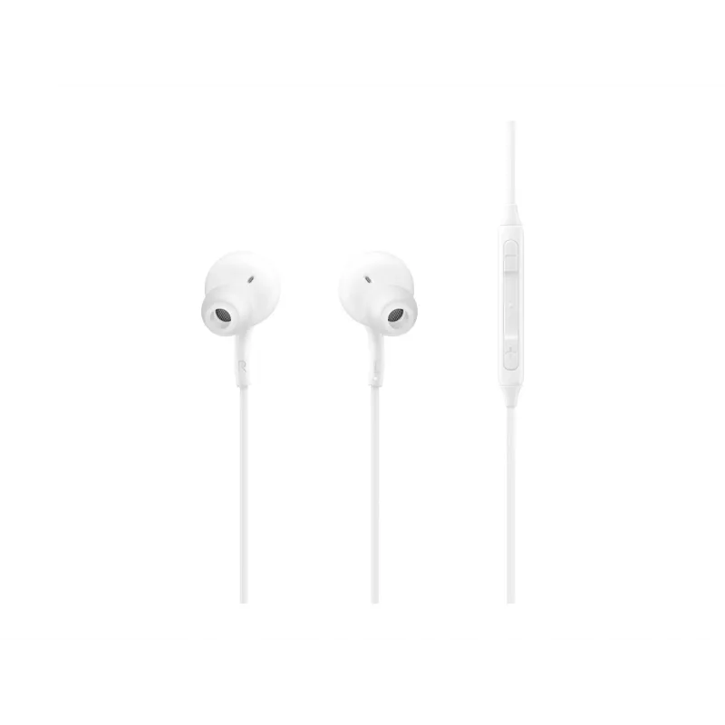 Juhtmega kõrvaklapid Samsung EO-IC100, binauraalsed, USB USB-C pistik, 32 Ω impedants, 20–20000 Hz, valged