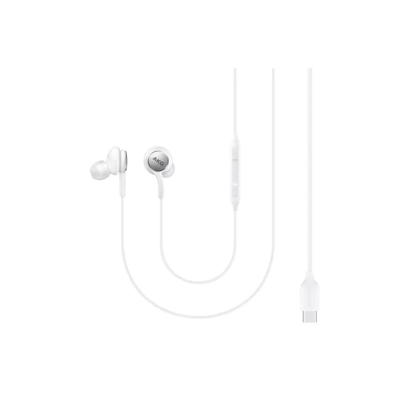 Juhtmega kõrvaklapid Samsung EO-IC100, binauraalsed, USB USB-C pistik, 32 Ω impedants, 20–20000 Hz, valged