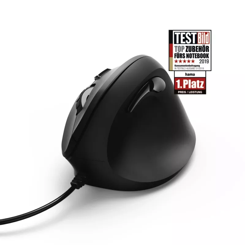Hama EMC-500 hiir kontor Paremakäeline USB Type-A Optiline 1800 DPI